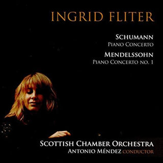 the album cover for Mendelssohn / Fliter / Scottish Chamber Orch - Piano Concertos