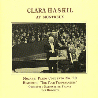 the album cover for CLARA HASKIL - Clara Haskil at Montreux