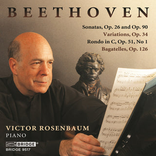 the album cover for Beethoven / Rosenbaum - Sonatas 26 & 90