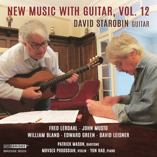 the album cover for Bland / Starobin / Hao - New Music with Guitar 12