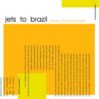 Jets to Brazil- Orange Rhyming Dictionary