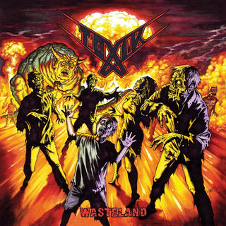 the album cover for Toxik - Wasteland