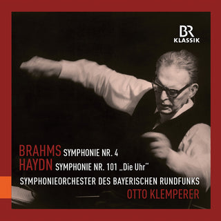 the album cover for Brahms / Klemperer - Symphonie 4