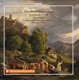 the album cover for Schneider / Frank - Symphony 16 / Overtures