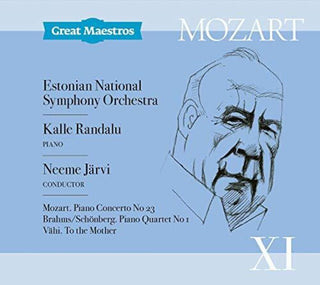 the album cover for Brahms / Randalu / Jarvi - Piano Concerto 23