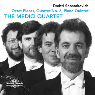 the album cover for Shostakovich / Medici Quartet / Bingham - Octet Pieces / Quartet 8