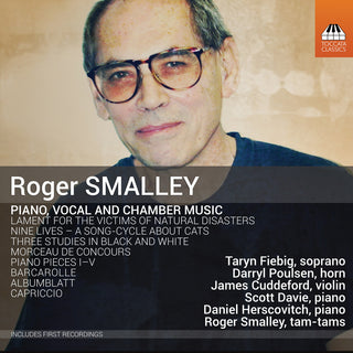 the album cover for Smalley / Fiebig / Davie - Piano / Vocal & Chamber Music