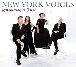 the album cover for New York Voices - Reminiscing in Time
