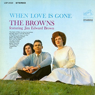 the album cover for Browns / Jim Brown Edward - When Love Is Gone