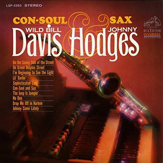 the album cover for Bill Davis / Hodges,Johnny - Con-Soul and Sax