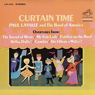the album cover for Paul Lavalle - Curtain Time