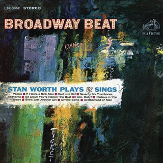 the album cover for Stan Worth - Broadway Beat