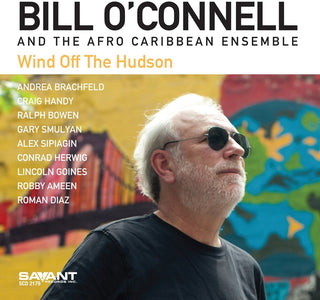 the album cover for Bill Oconnell - Wind Off The Hudson