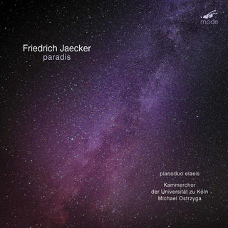 the album cover for Jaecker / Pianoduo Elaeis / Ostrzyga - Paradis