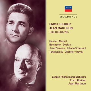 the album cover for Erich Kleiber / Martinon,Jean - Decca 78s