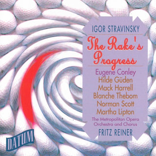 the album cover for Stravinsky / Conley / Reiner - Rake's Progress