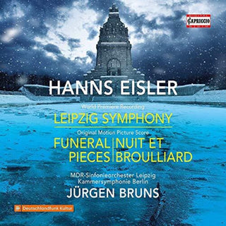 the album cover for Eisler / Bruns - Leipzig Symphony