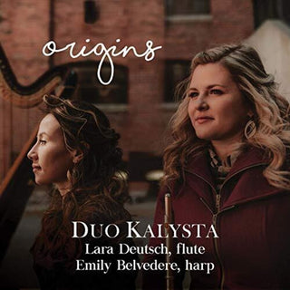 the album cover for Debussy / Duo Kalysta - Origins