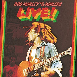 the album cover for Bob Marley & The Wailers - Live!