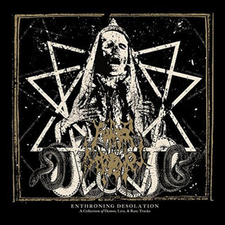 the album cover for Father Befouled - Enthroning Desolate