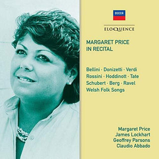 the album cover for MARGARET PRICE - Margaret Price In Recital