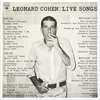 Leonard Cohen- Leonard Cohen: Live Songs