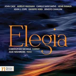 the album cover for Cage / Nichols / Nishimura - Elegia
