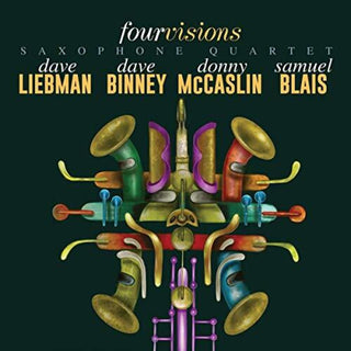 the album cover for Saxophone Quartet - Four Visions