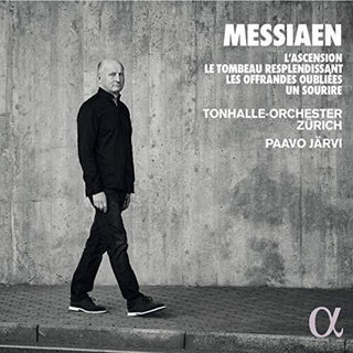 the album cover for Messiaen / Jarvi / Tonhalle Orchester Zurich - L'ascension