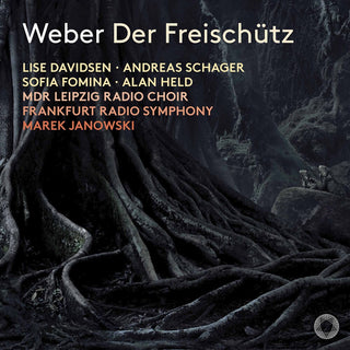 the album cover for Weber / Schager / Janowski - Der Freischutz