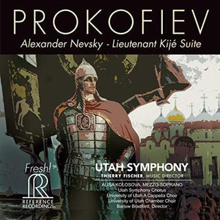 the album cover for Prokofiev / Utah Symphony / Kolosova - Alexander Nevsky
