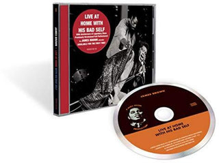 the album cover for James Brown - Live At Home With His Bad Self