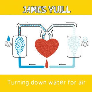 the album cover for James Yuill - Turning Down Water For Air
