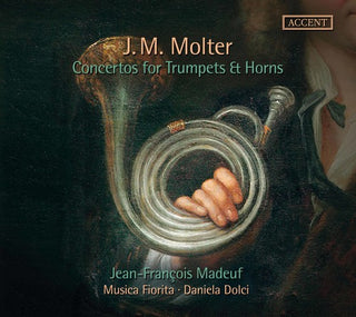 the album cover for Molter / Dolci - Concertos for Trumpets & Horns