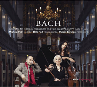 the album cover for J Bach S / Petri / Esfahani - 6 Sonatas