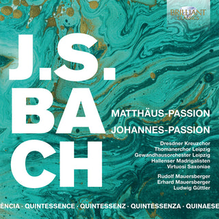 the album cover for J Bach S / Dresdner Kreuzchor / Genz - Matthaus Passion