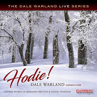the album cover for Britten - Hodie Choral Works