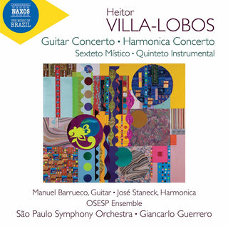 the album cover for Villa-Lobos - Guitar Concerto