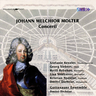 the album cover for Molter / Kessler / Rybakov - Concerti
