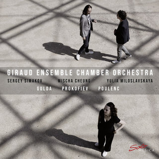 the album cover for Gulda / Giraud Ensemble Chamber Orch / Simakov - Prokofiev & Poulenc