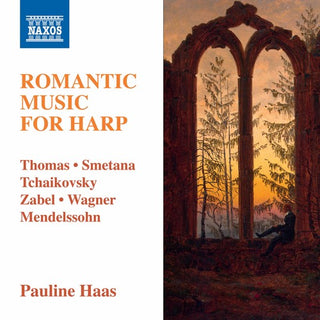 the album cover for Pauline Haas - Romantic Music for Harp