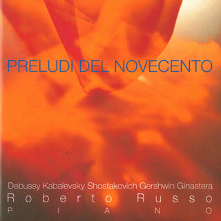 the album cover for Roberto Russo - Preludi Del Novecento / Roberto Russo