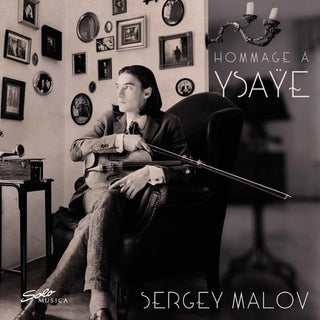 the album cover for J Bach S / Sergey - Hommage a Ysaye