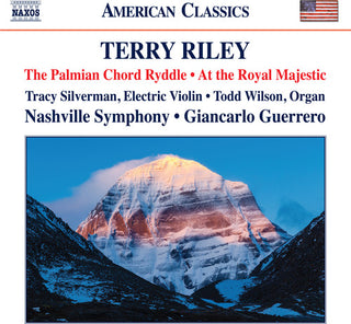the album cover for Riley / Silverman / Guerrero - Palmian Chord Ryddle for Electric Violin
