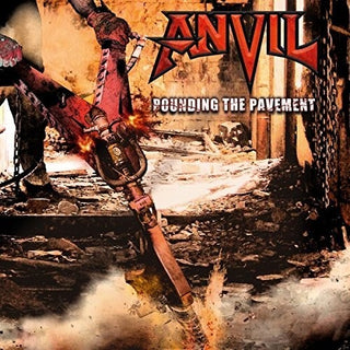 the album cover for Anvil - Pounding The Pavement