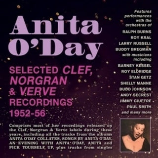 the album cover for Anita Oday - Selected Clef, Norgran & Verve Recordings 1952-56
