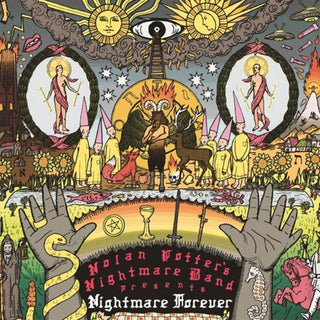 the album cover for Nolan Potters Nightmare Band - Nightmare Forever
