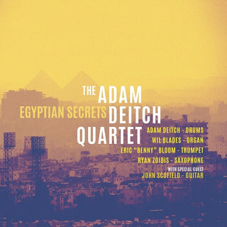 the album cover for Adam Deitch Quartet - Egyptian Secret