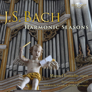 the album cover for J Bach S / Tomadin - Harmonic Seasons