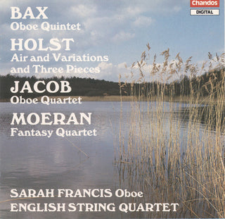 the album cover for Bax / Jacob / Moeran / Francis / Eng String Qt. - English Music For Oboe & Strings